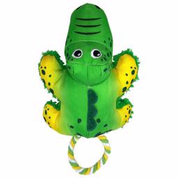 KONG Cozie Tuggz Alligator Krokodillen Fie